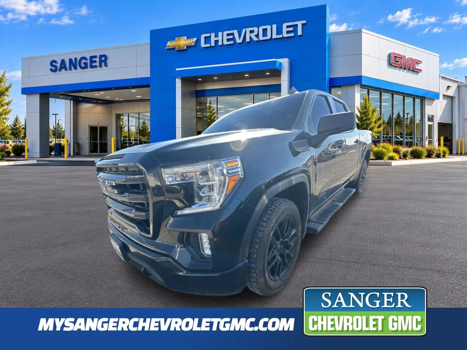 Used 2021 EBONY TWILIGHT METALLIC GMC Elevation image 1