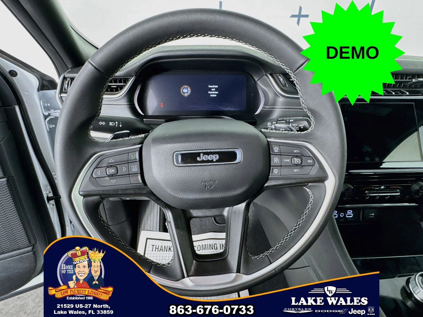 New 2026 Bright White Clearcoat Jeep Laredo image 11
