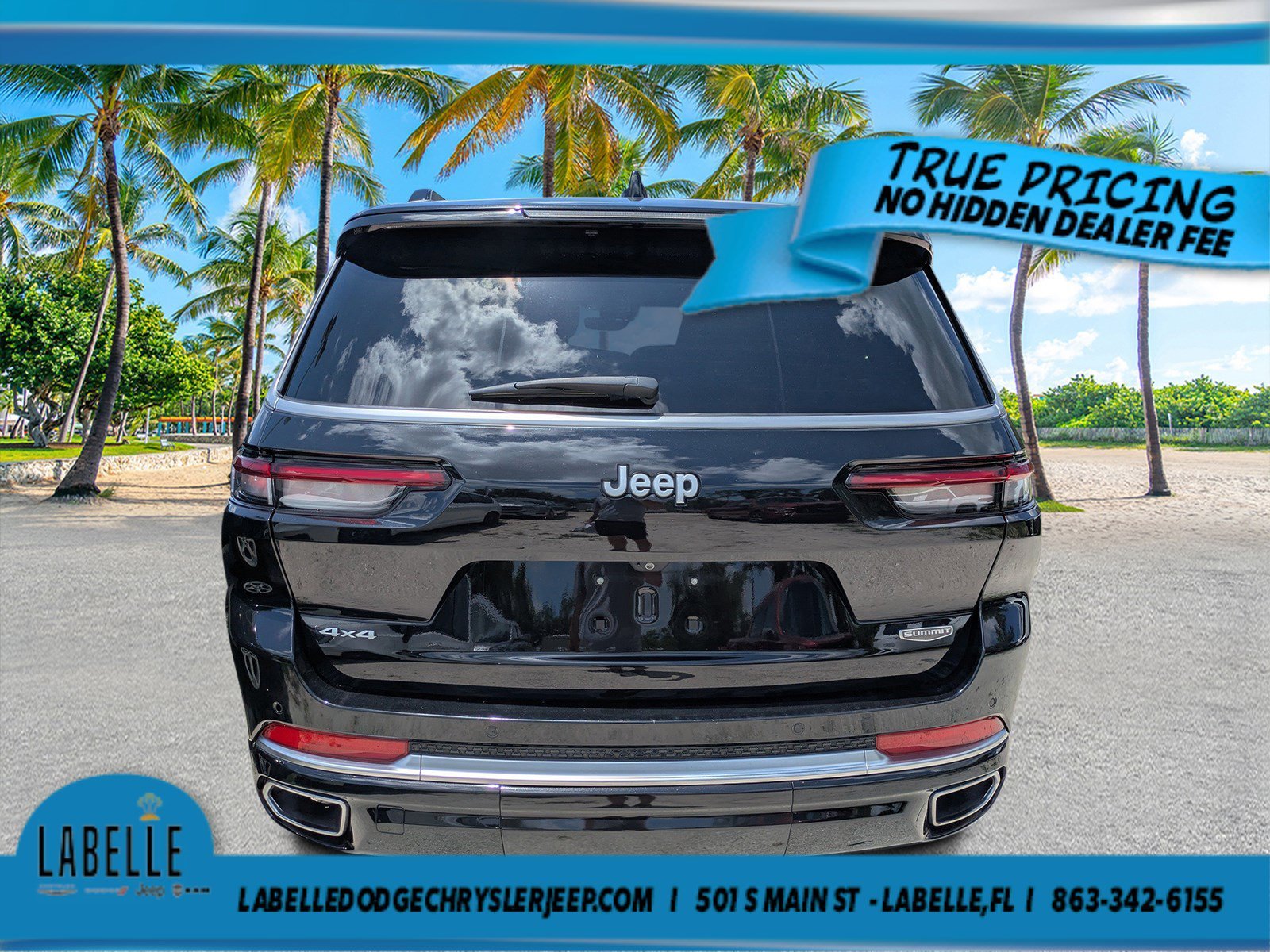 Used 2024 Diamond Black Crystal Pearlcoat Jeep Summit image 4