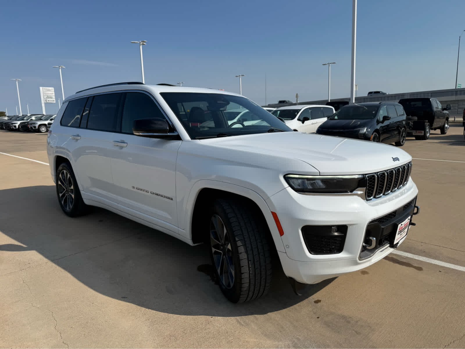 Used 2024 Bright White Clearcoat Jeep Overland image 4