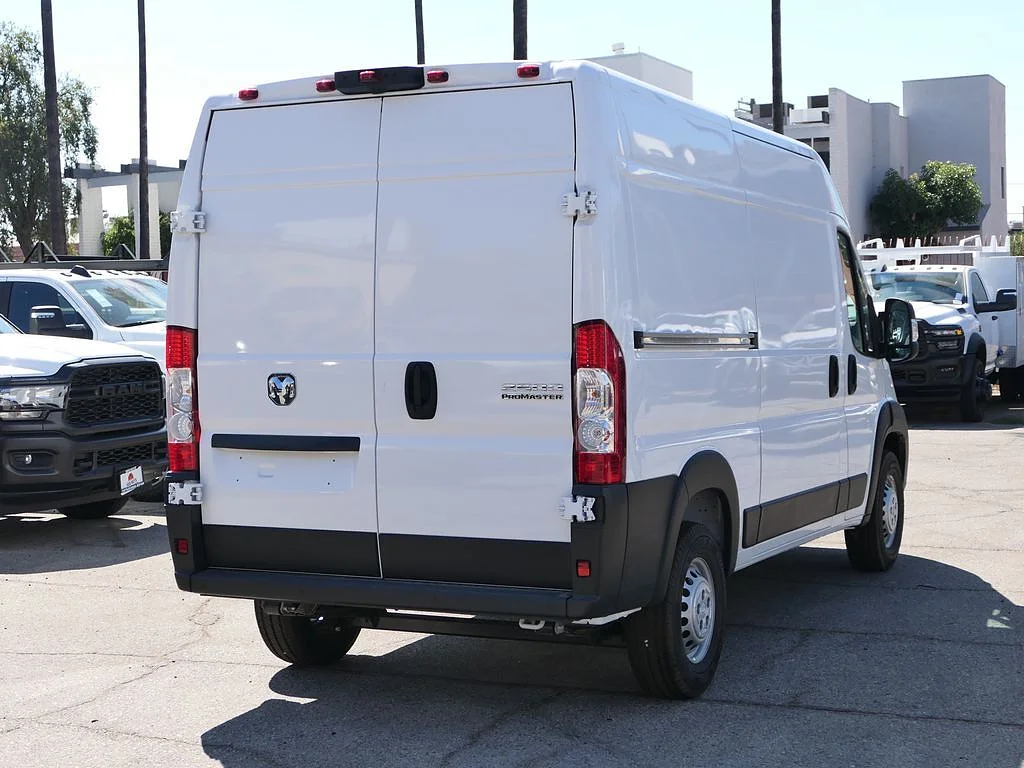 New 2026 Bright White Clear Coat RAM Cargo Van Tradesman High Roof 136" WB w/Pass Seat image 3