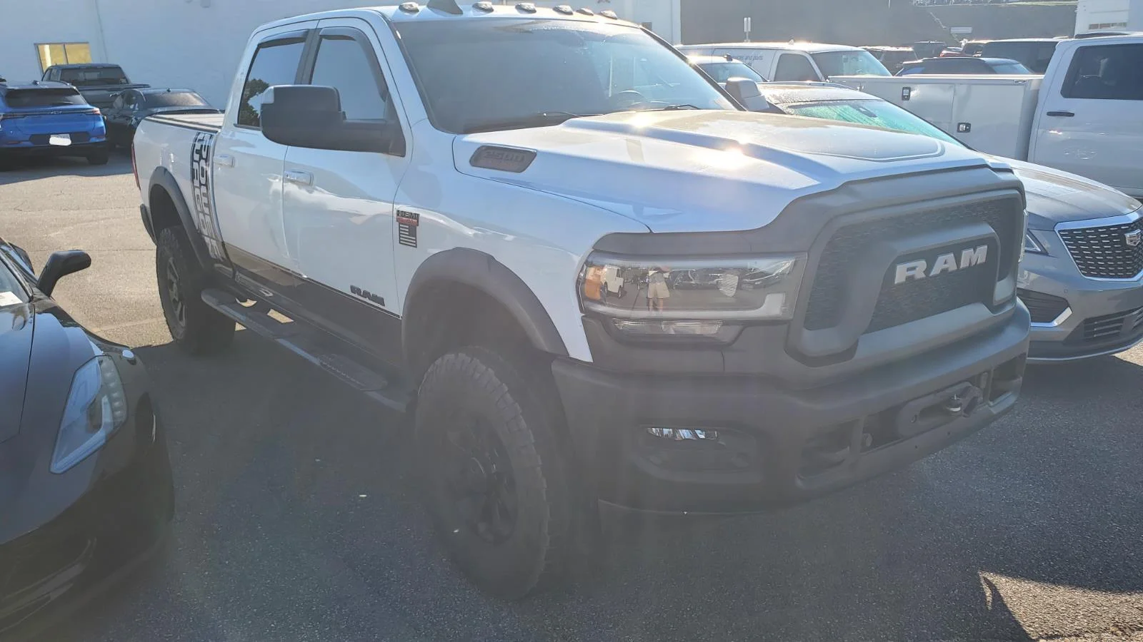 Used 2021 Bright White Clearcoat Ram Power Wagon image 2