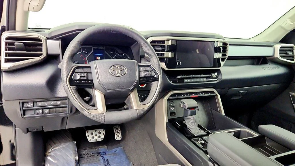 Used 2024 Midnight Black Metallic Toyota SR5 CrewMax 5.5