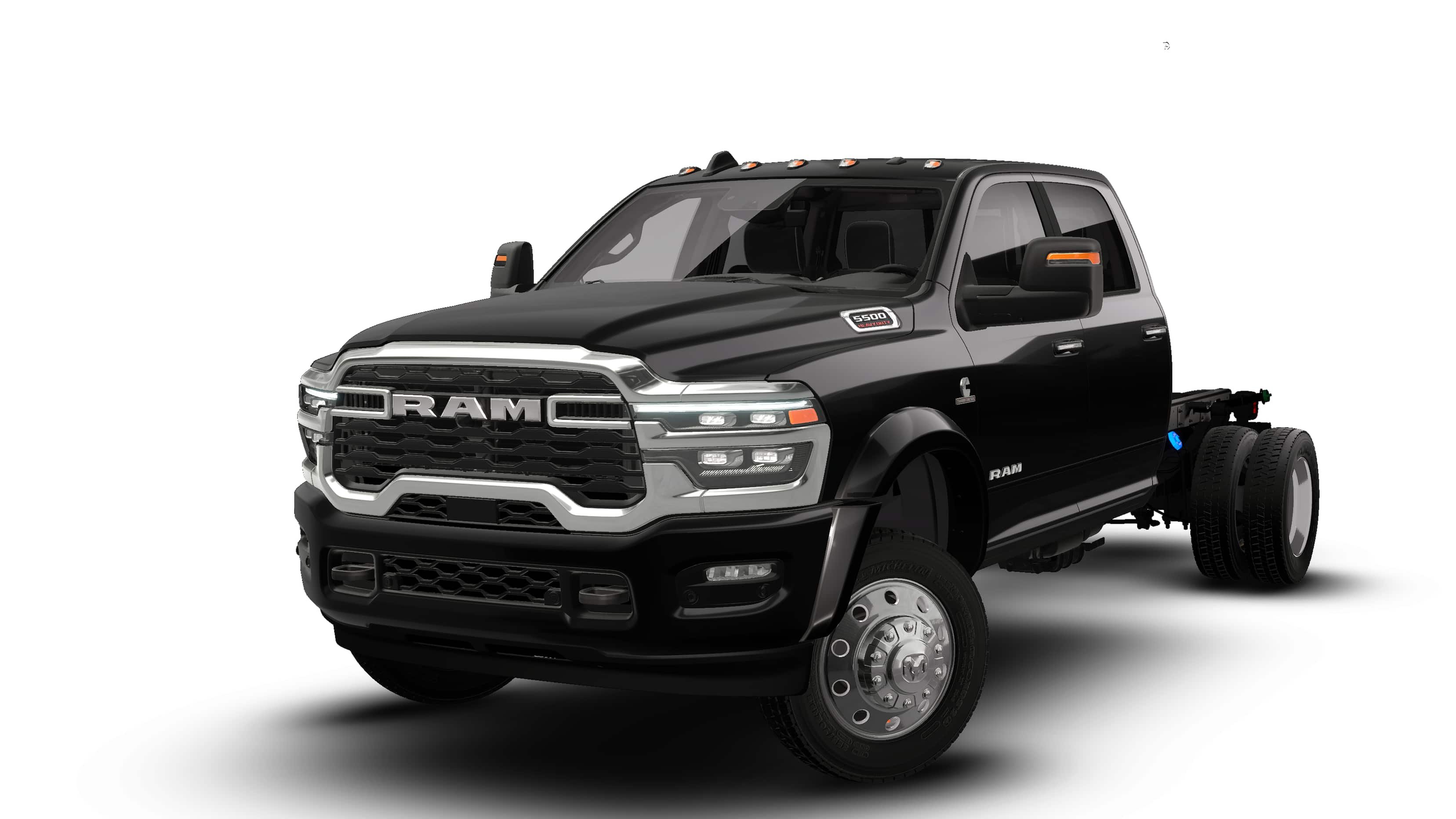 New 2026 Diamond Black Crystal Pearl-Coat Exterior Paint RAM TRADESMAN image 13