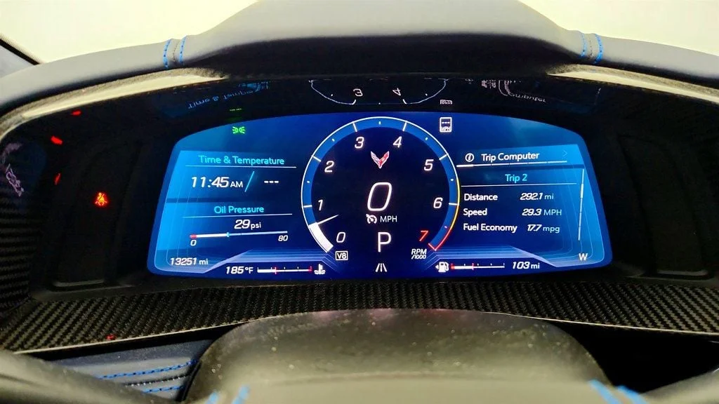 Used 2023 Rapid Blue Chevrolet 2dr Stingray Convertible w/3LT, Z51, Front Lift & Mag Ride image 15