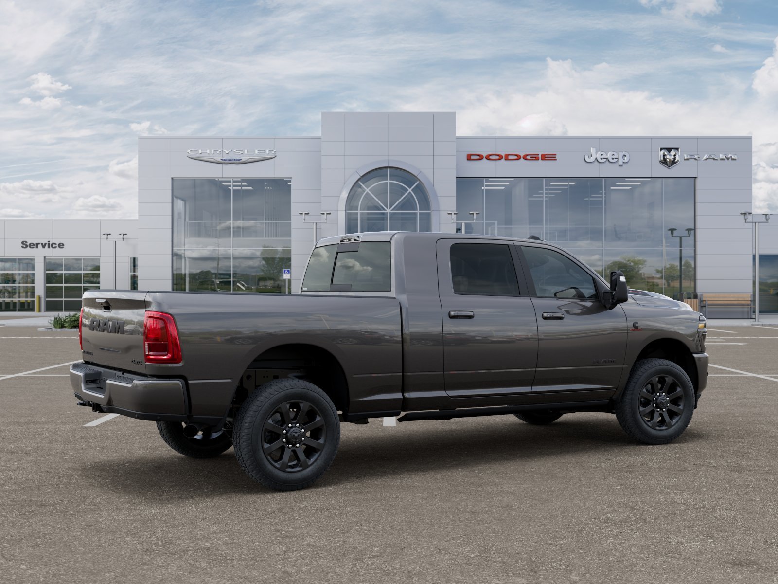 New 2026 Granite Crystal Metallic Clear-Coat Exterior Paint RAM Laramie image 30