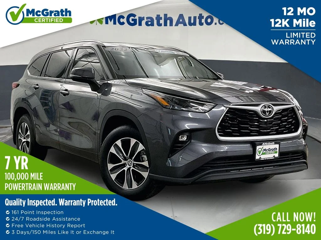 Used 2022 Gray Toyota XLE image 1