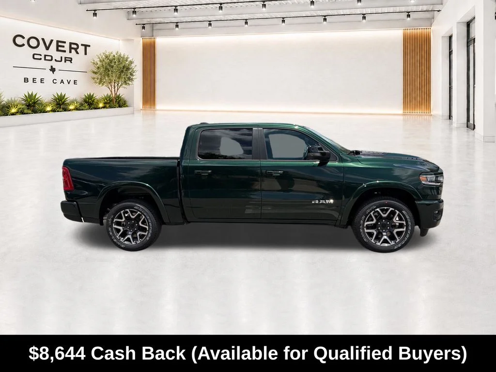 New 2026 Serrano-Green Metallic Exterior Paint RAM Laramie image 12