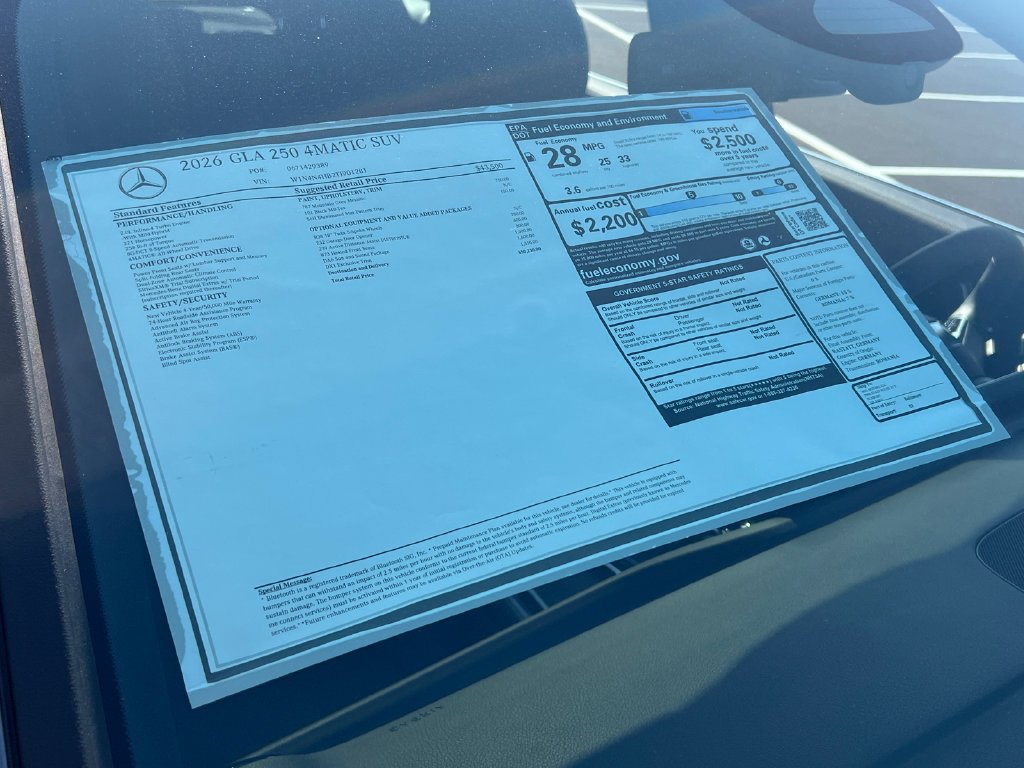 New 2026 Mountain Grey Metallic Mercedes-Benz GLA 250 image 39