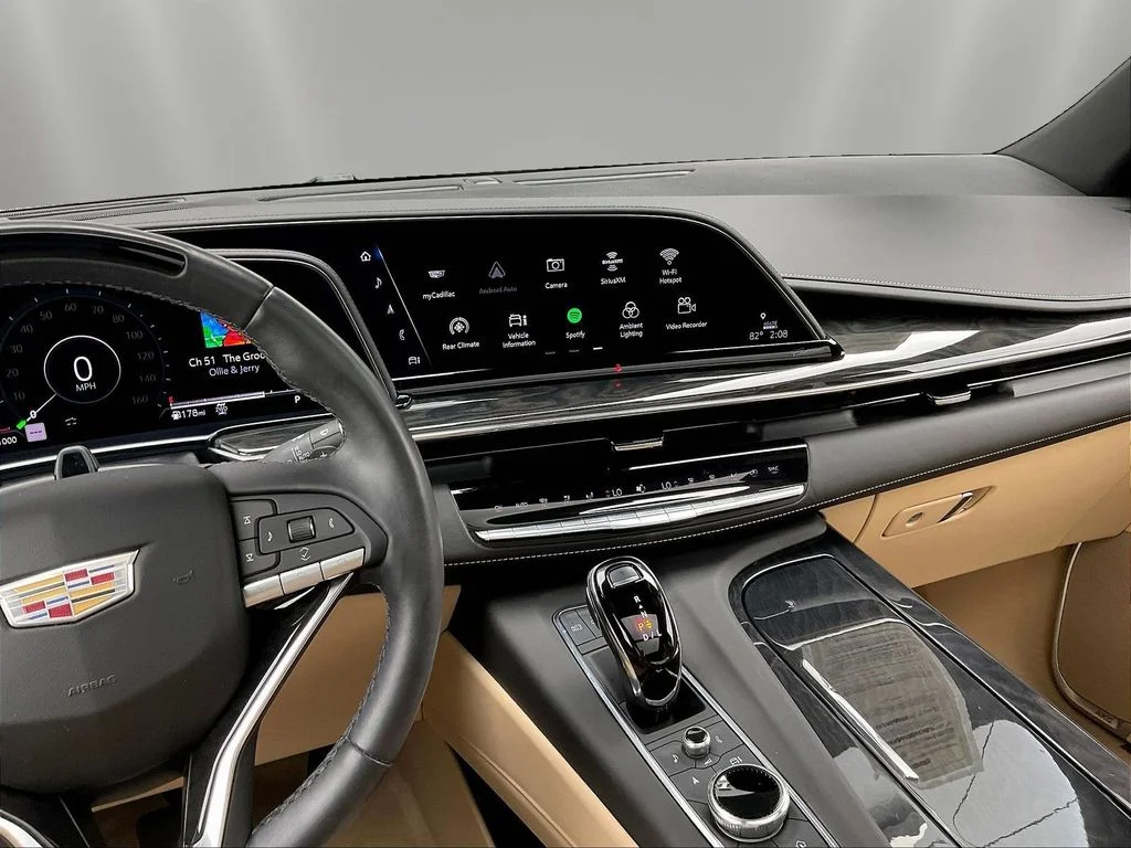 Used 2024 Crystal White Tricoat Cadillac Premium Luxury image 9
