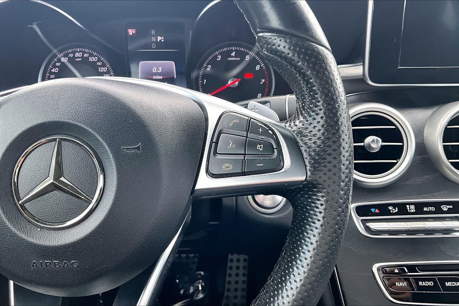 Used 2017 Obsidian Black Metallic Mercedes-Benz C 300 image 22
