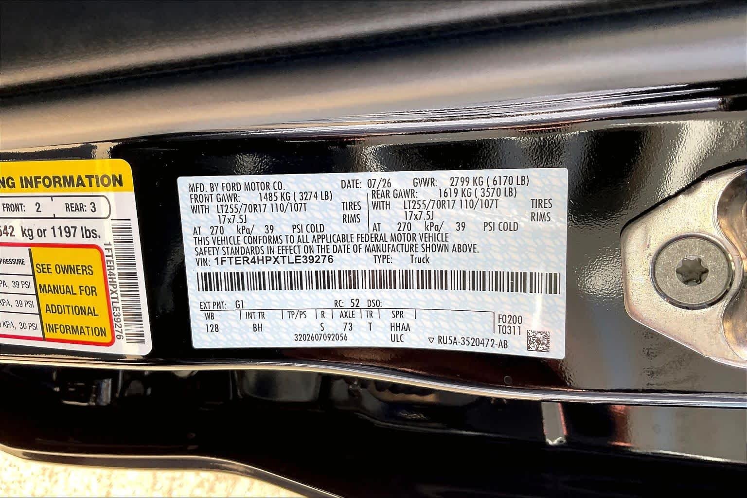 New 2026 Shadow Black Ford XLT image 19