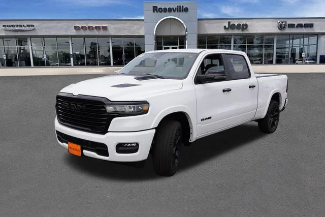 New 2026 Bright White Clear-Coat Exterior Paint RAM Laramie image 7