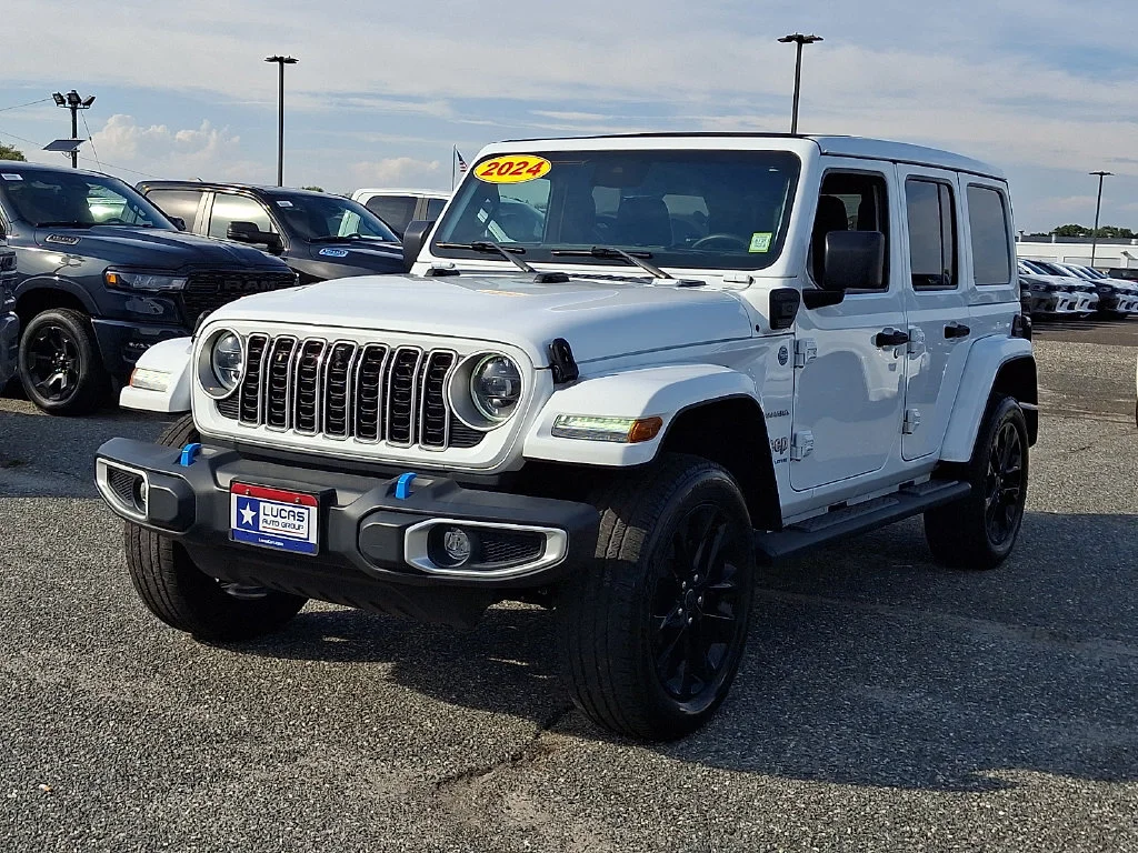 Used 2024 White Jeep Sahara 4xe image 5