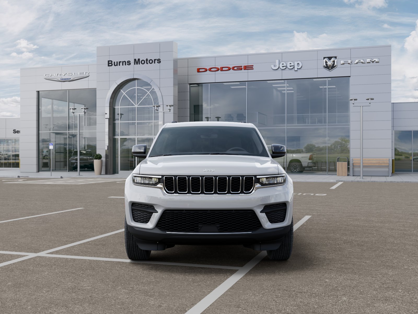 New 2026 Bright White Clear-Coat Exterior Paint Jeep Laredo image 32