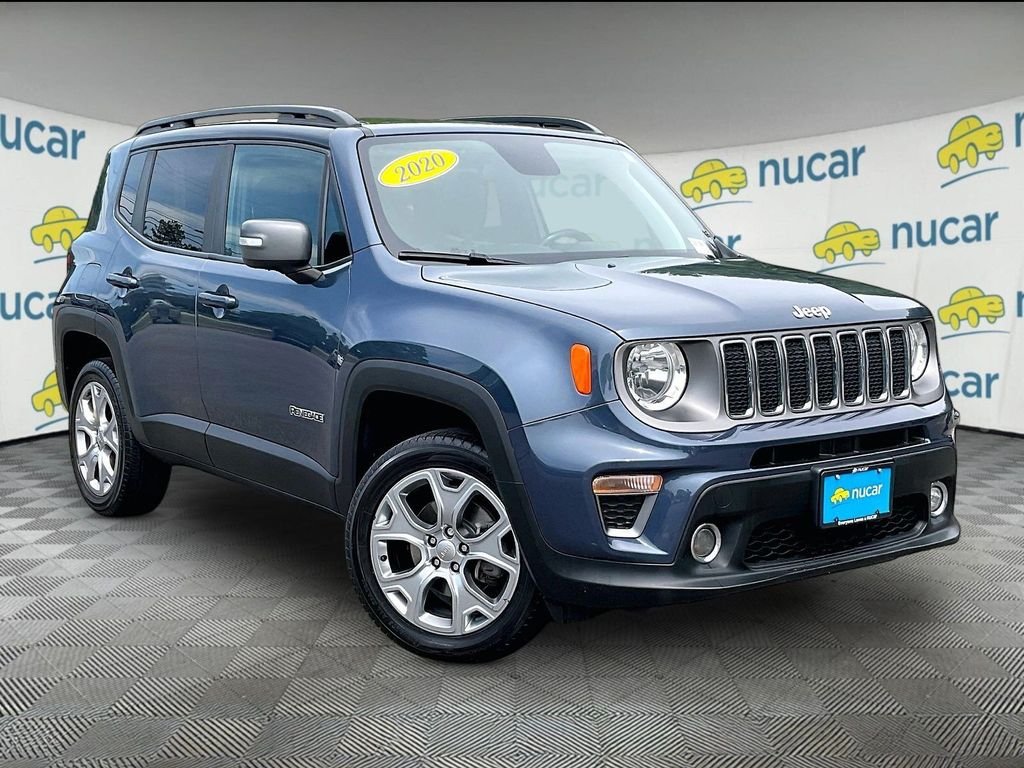 Used 2020 Blue Jeep Limited image 1