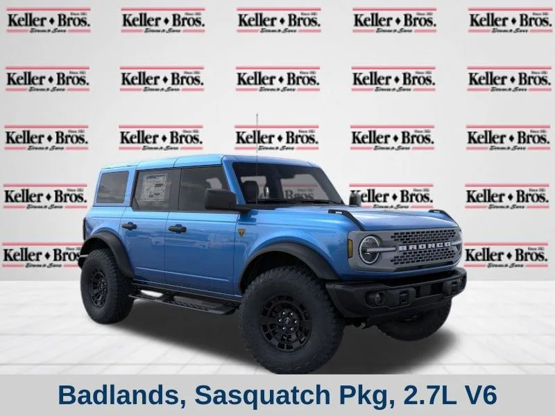 New 2026 Velocity Blue Metallic Ford Badlands image 1