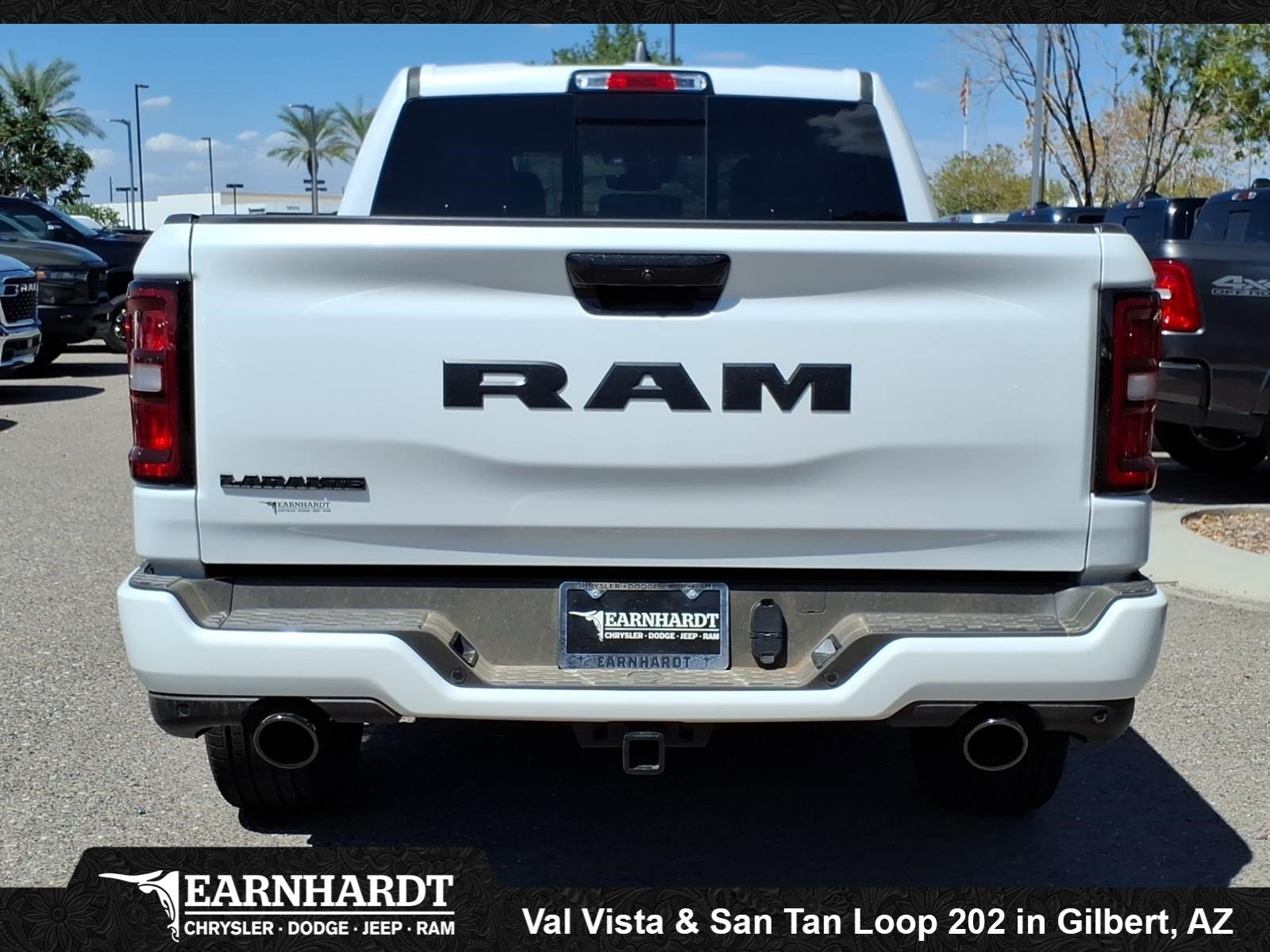 New 2026 Ivory White Tri-Coat Pearl-Coat Exterior Paint RAM Laramie image 4