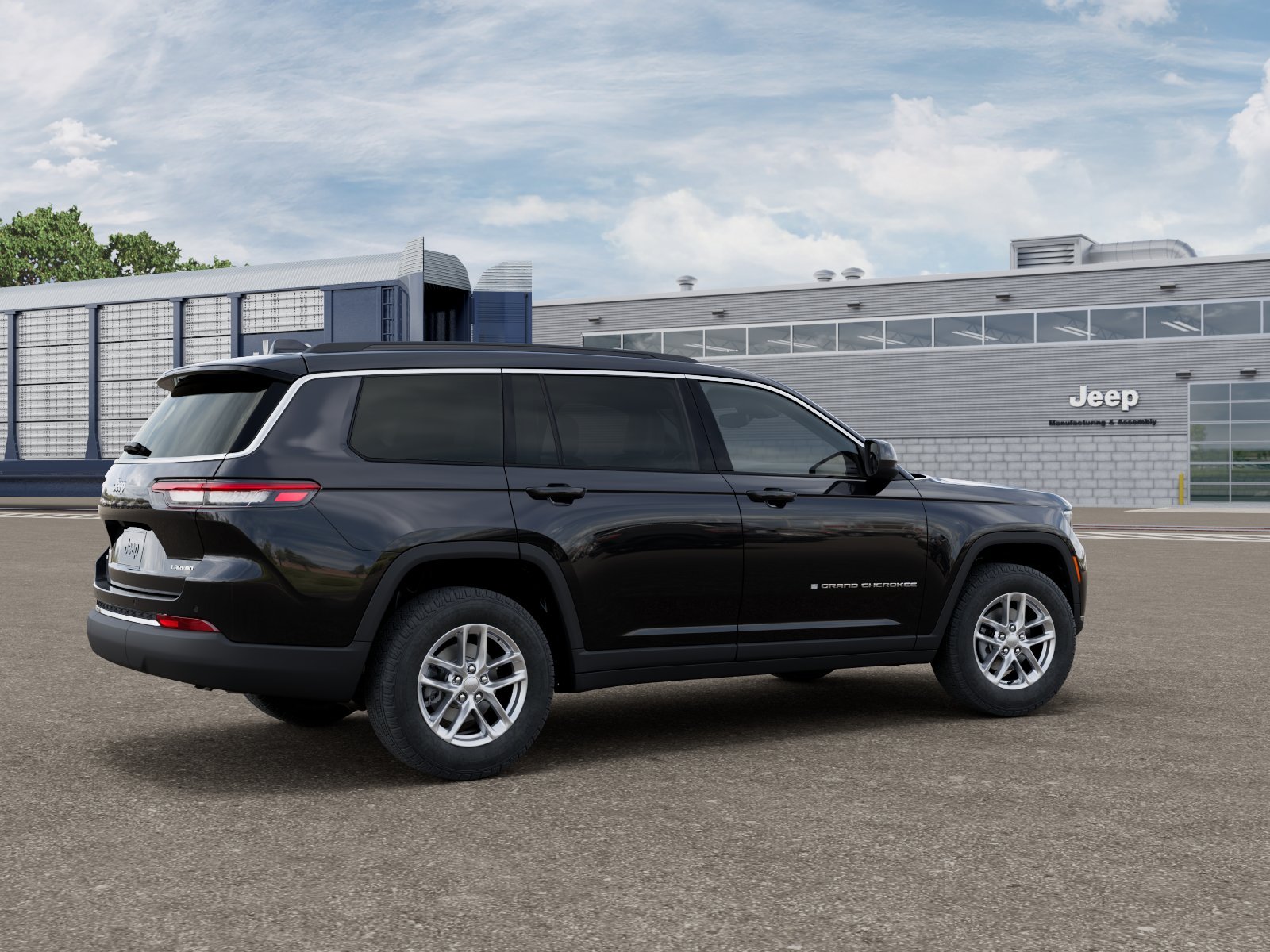 New 2026 Diamond Black Crystal Pearl-Coat Exterior Paint Jeep Laredo image 2