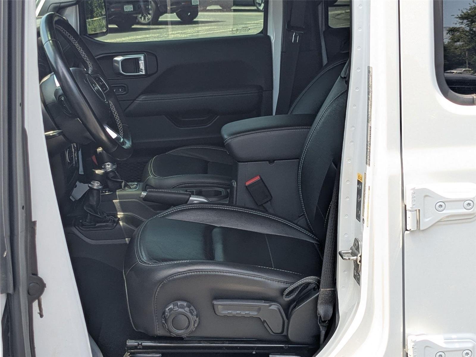 Used 2021 Bright White Clearcoat Jeep Overland image 13