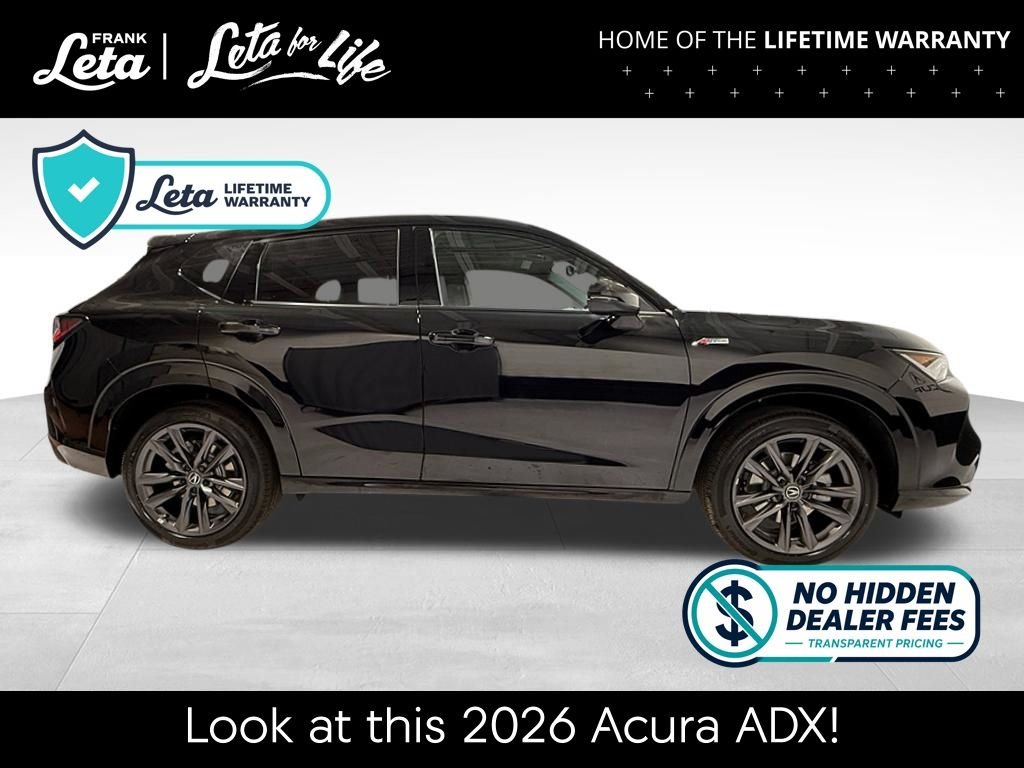 New 2026 Crystal Black Pearl Acura w/A-Spec Package image 10