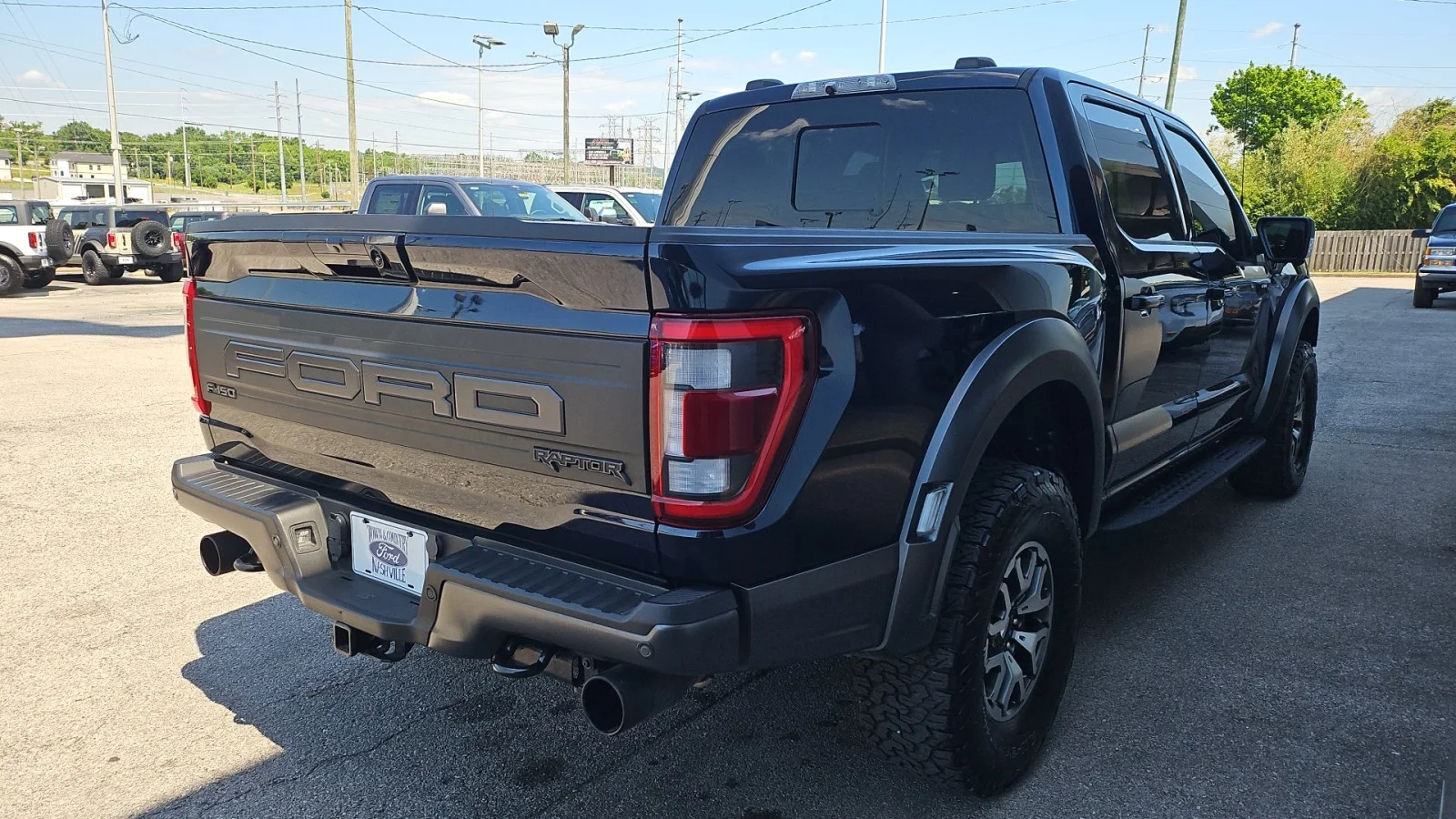 Used 2023 Blue Ford 2023 FORD F-150 RAPTOR CREW CAB 4DR 145 WB 4WD image 6