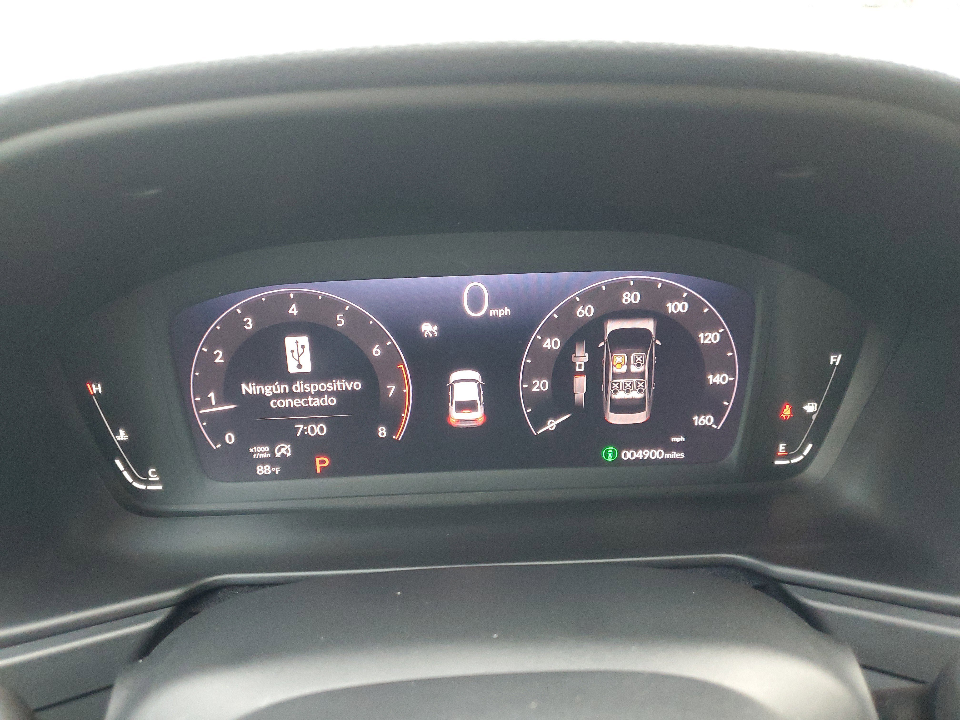 Used 2025 Platinum White Pearl Honda LX image 8