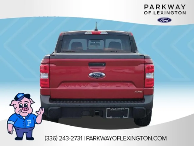 Used 2022 Red Ford Lariat image 4