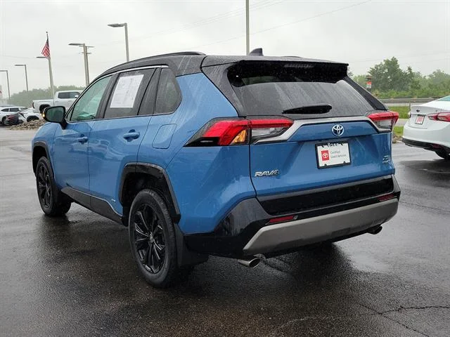 Certified Used 2022 Calvary Blue w/Midnight Black Metallic Roof Toyota XSE image 33
