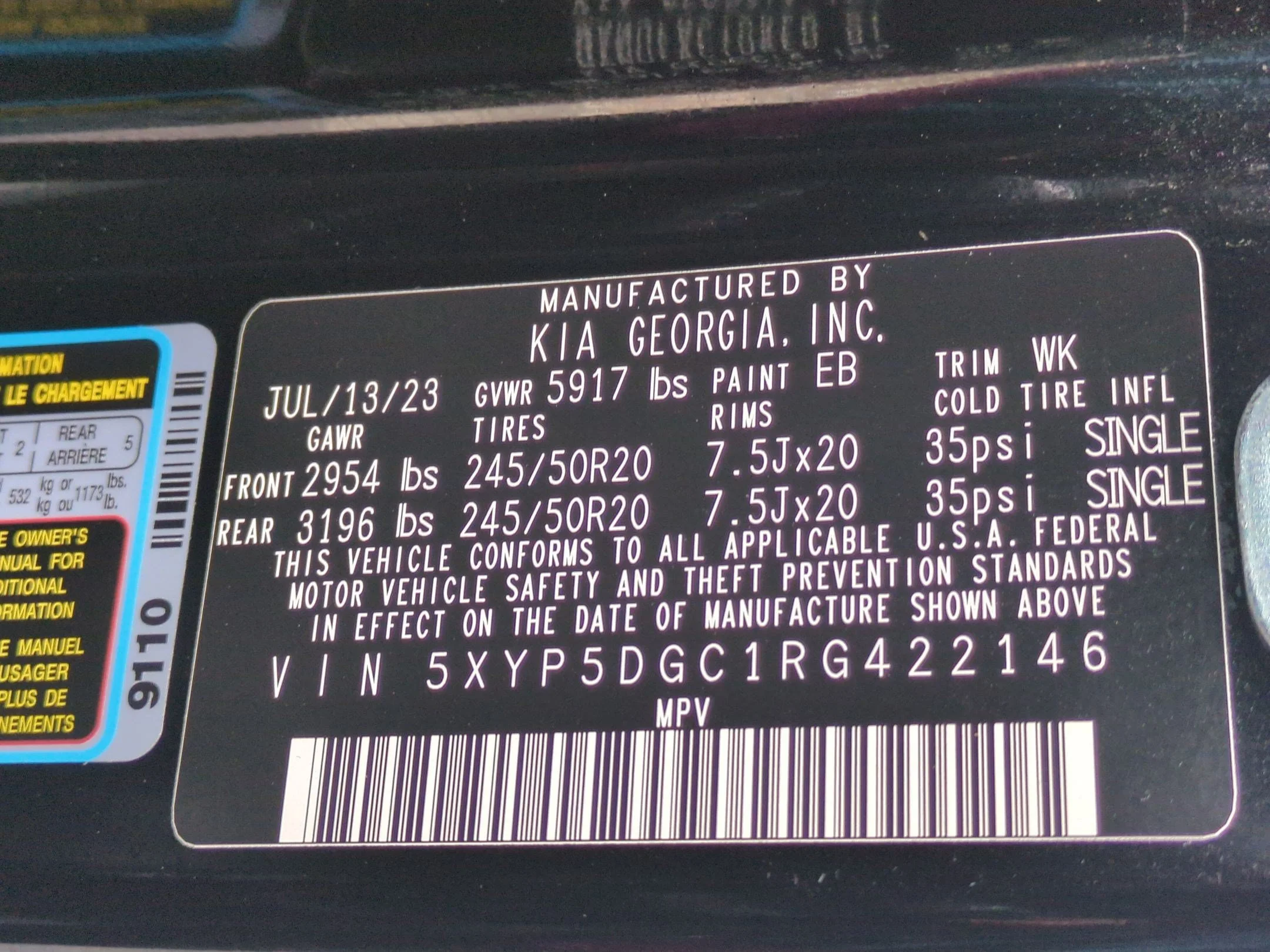 Used 2024 Ebony Black Kia SX Prestige X-Line image 32