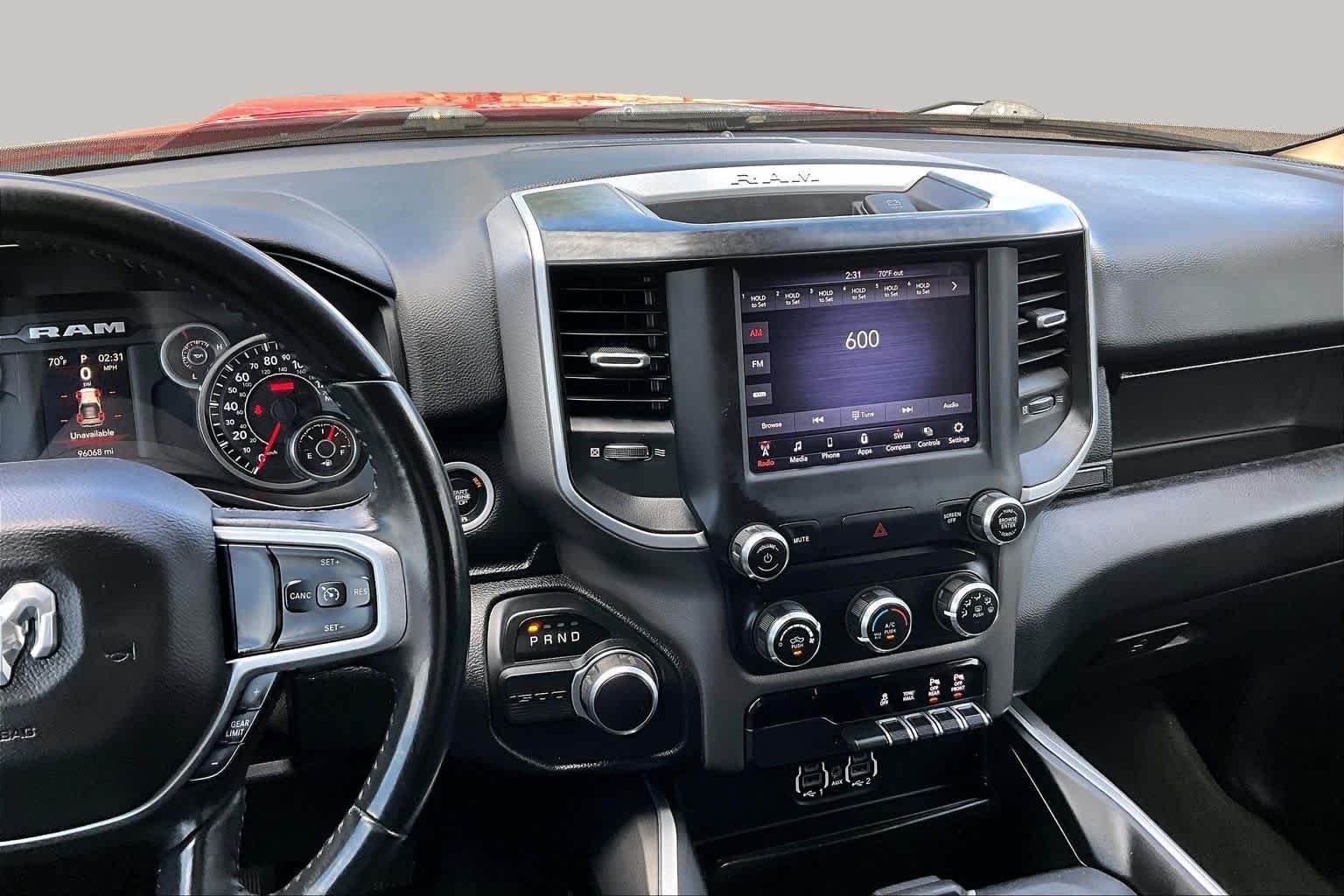 Used 2020 Flame Red Clearcoat Ram Lone Star image 6