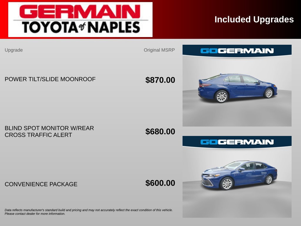 Certified Used 2024 Blue Toyota LE image 5