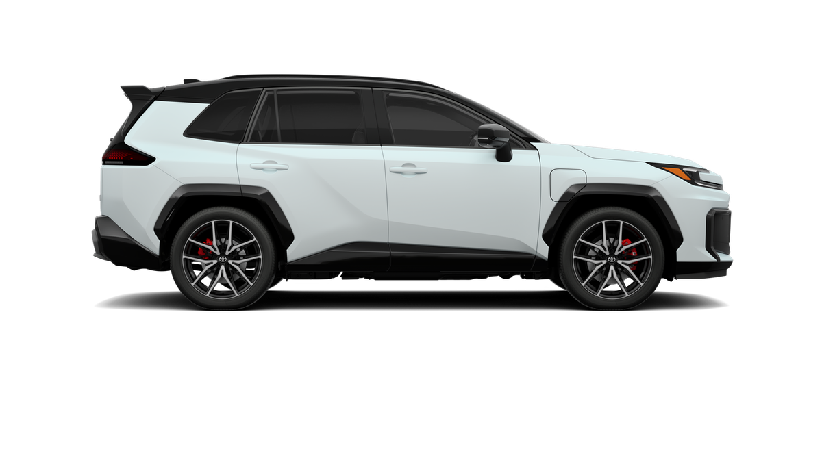 New 2026 Wind Chill Pearl with Midnight Black Metallic roof Toyota GR SPORT image 12