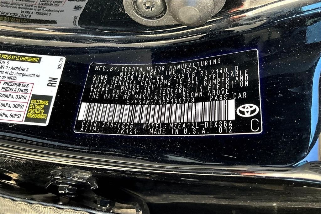 Used 2024 Black Toyota SE image 19