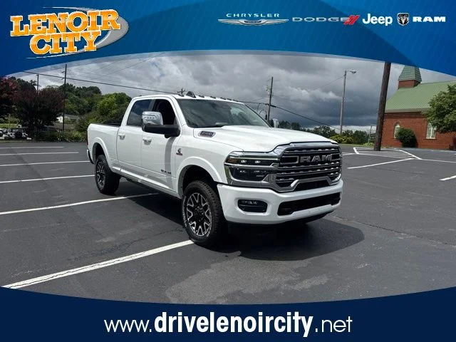 New 2026 Bright White Clear-Coat Exterior Paint RAM Limited Longhorn image 1