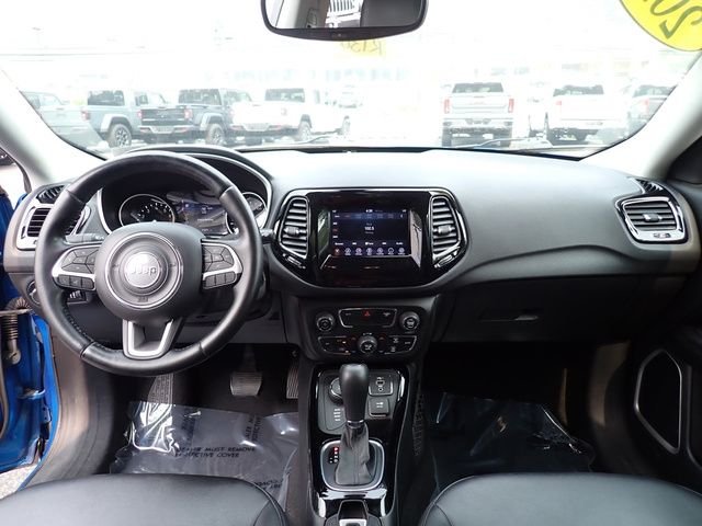 Certified Used 2021 Blue Jeep Latitude image 16