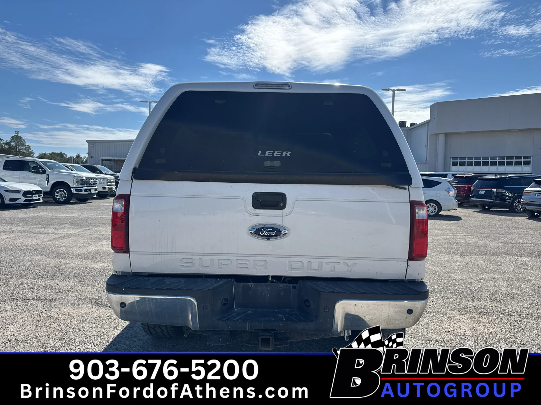 Used 2014 White Platinum Tri-Coat Metallic Ford Lariat image 6