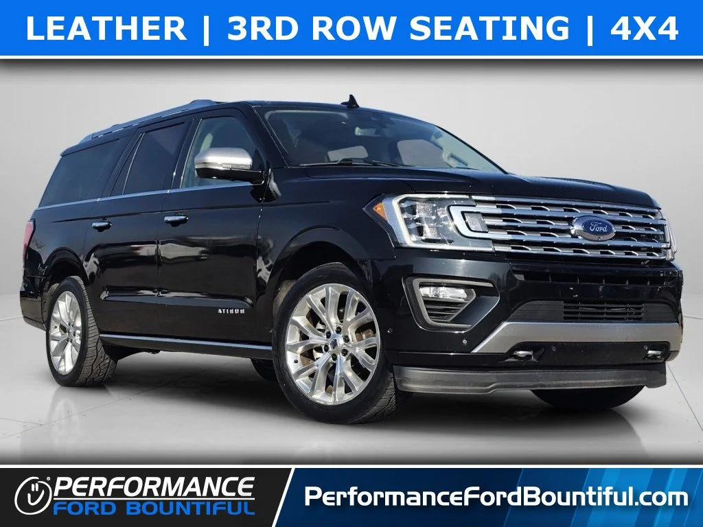 Used 2018 Shadow Black Ford Platinum image 1