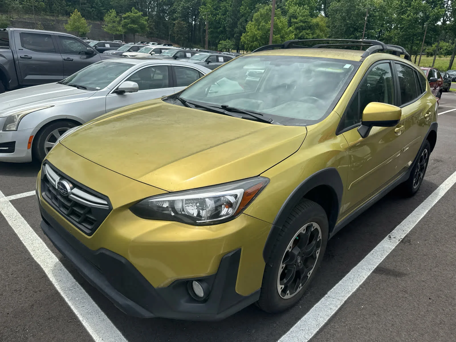Used 2021 Plasma Yellow Pearl Subaru Premium image 11