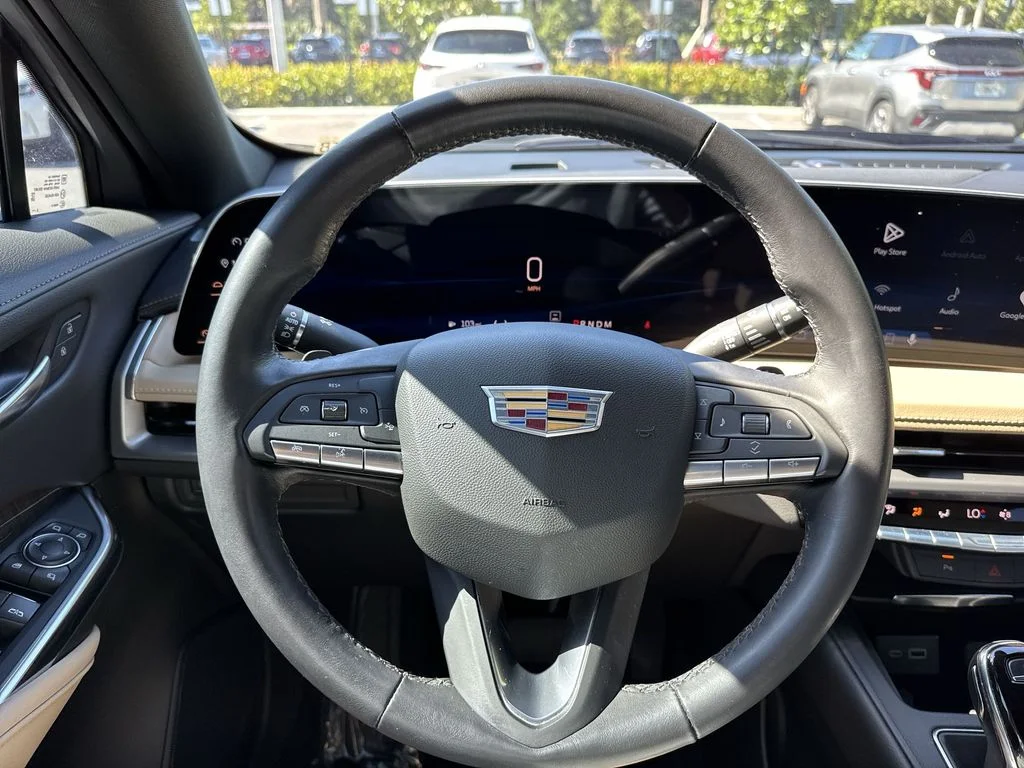 Used 2024 Stellar Black Metallic Cadillac Premium Luxury image 48