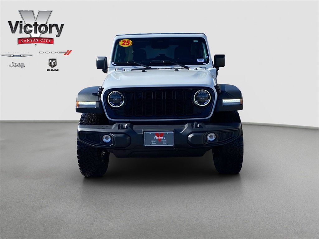Used 2025 Jeep Wrangler 4xe Willys 4XE with VIN 1C4RJXN67SW584696 for sale in Kansas City