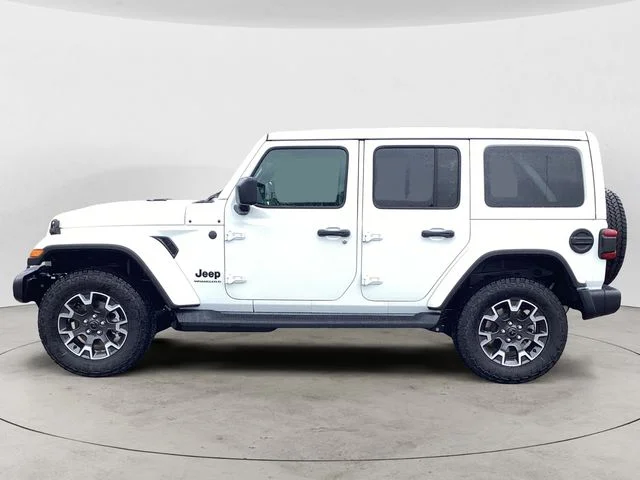 New 2026 Bright White Clearcoat Jeep 4-DOOR SAHARA image 2