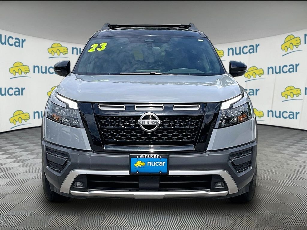Used 2023 Solid Gray/Super Black Nissan Rock Creek image 2