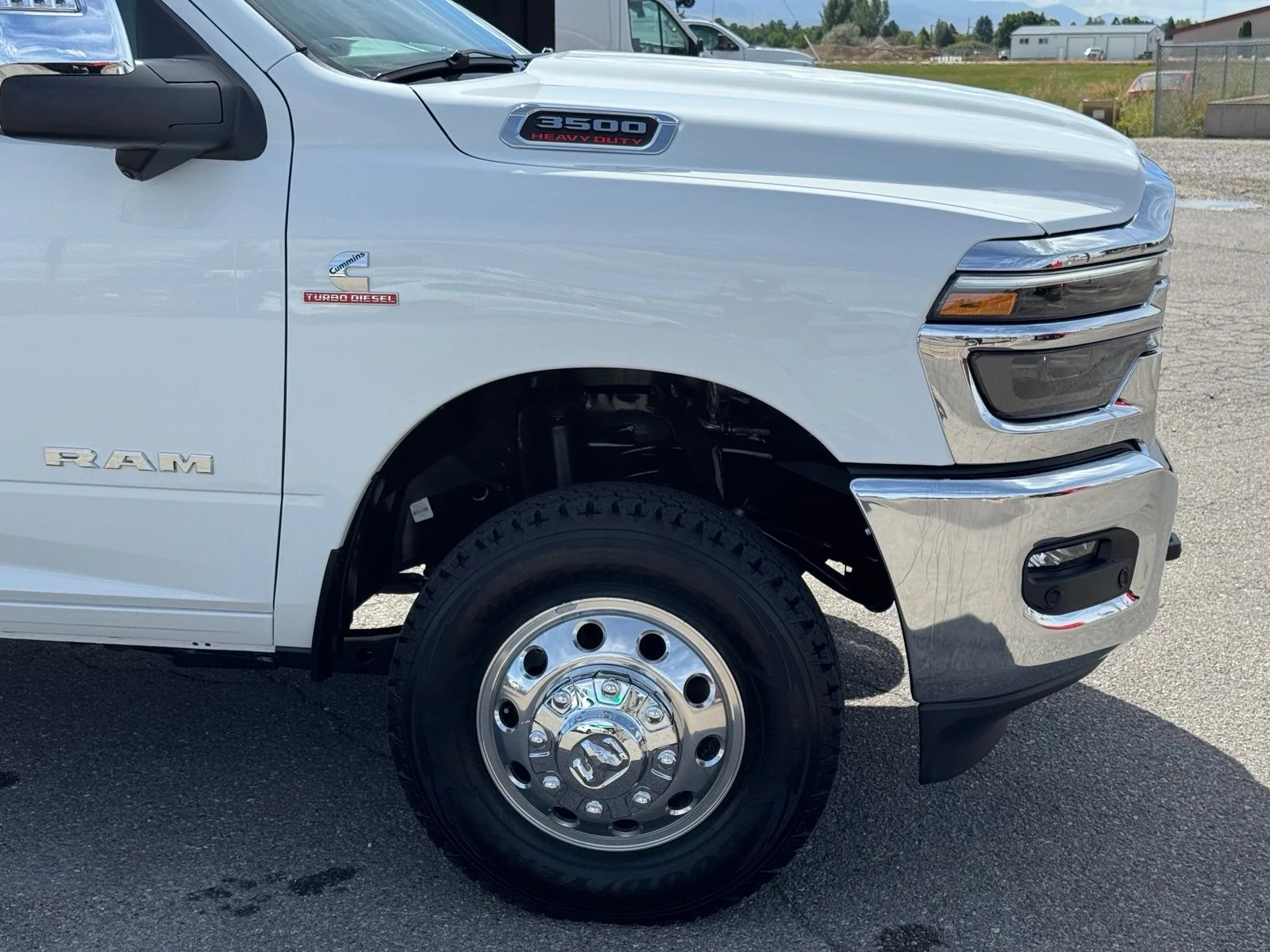 New 2027 Bright White Clearcoat RAM Laramie image 3