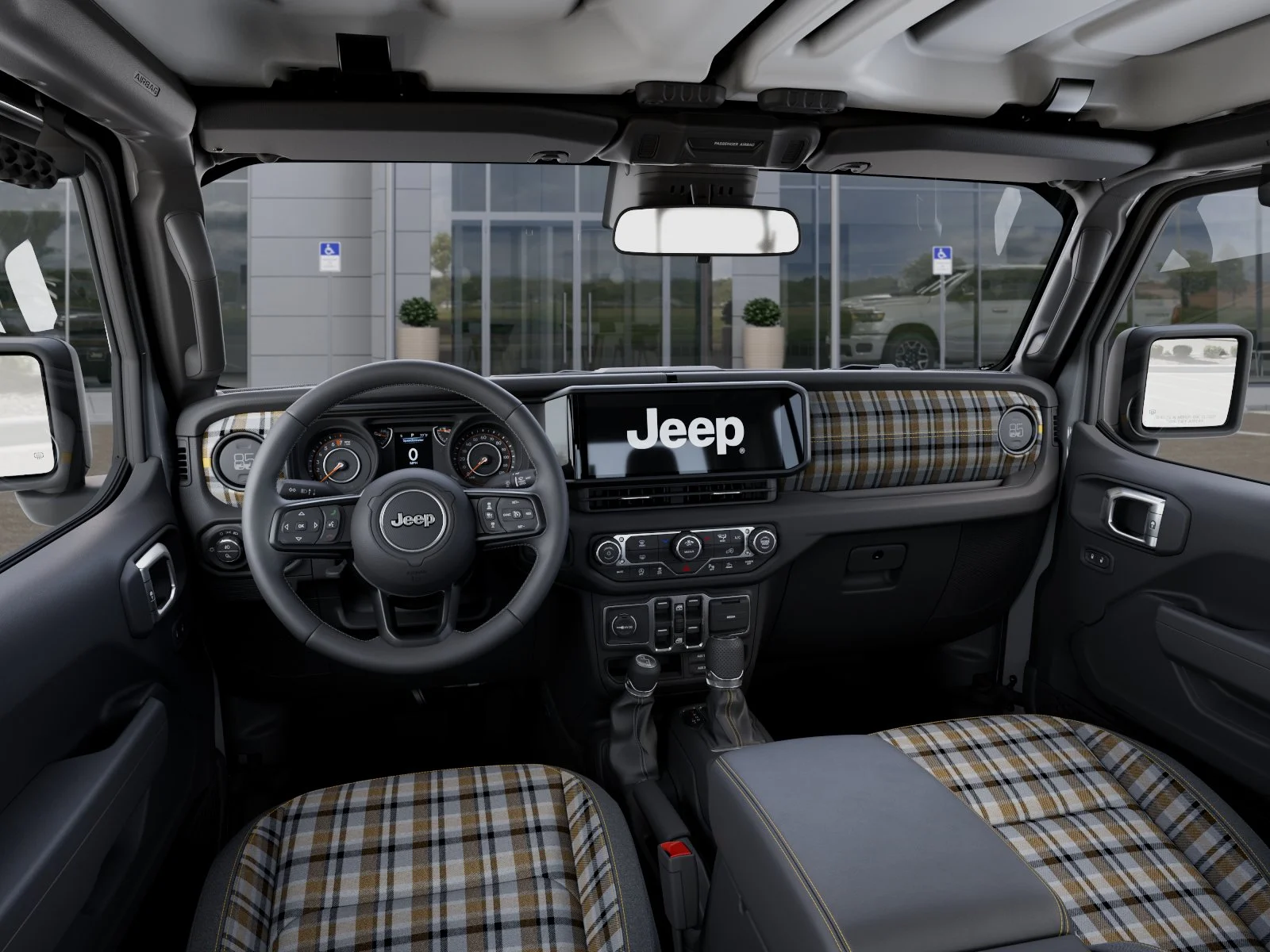 New 2026 Bright White Clear-Coat Exterior Paint Jeep 85th Anniversary Edition image 47