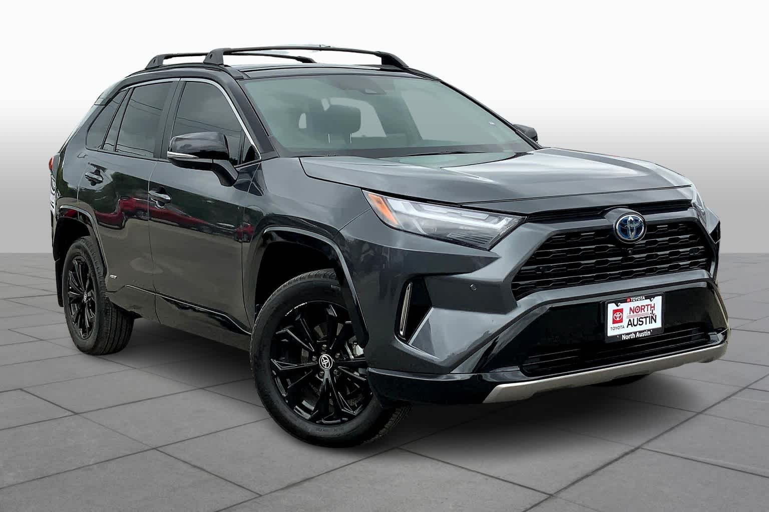 Used 2023 Magnetic Gray Metallic/Midnight Black Metallic Toyota Hybrid XSE image 2