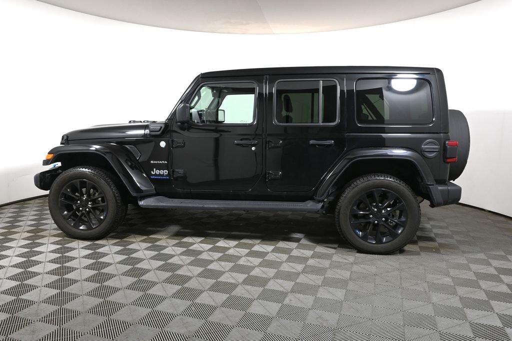 Used 2023 Black Jeep Sahara 4xe image 2