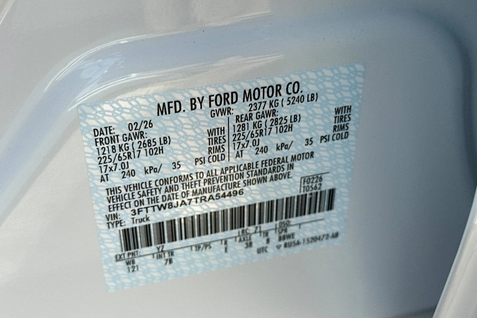 New 2026 Oxford White Ford XLT image 25