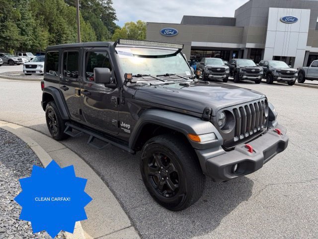 Certified Used 2020 Granite Crystal Clearcoat Metallic Jeep Unlimited Sport S image 2