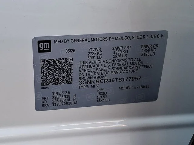 New 2026 White Chevrolet LT image 20